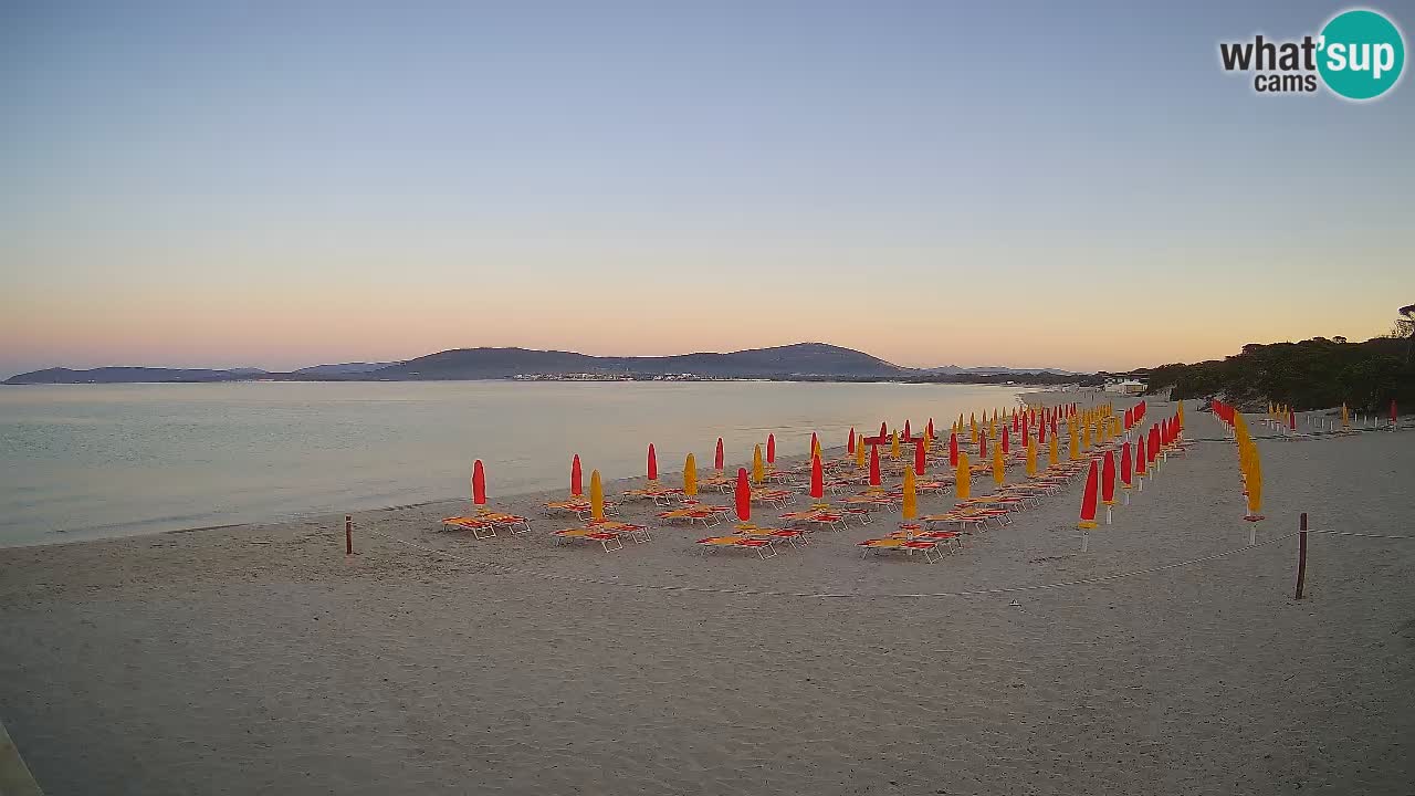 Spletna kamera plaža Maia Pia – Alghero – Sardinija – Italija