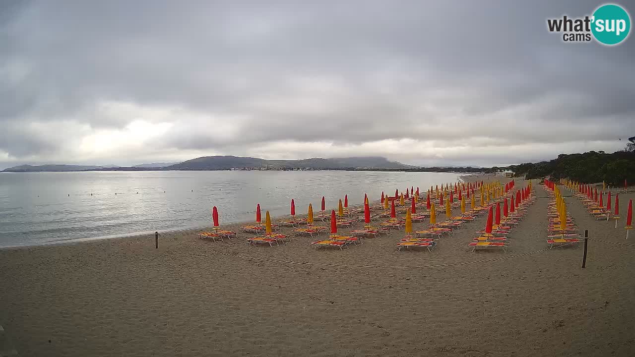 Spletna kamera plaža Maia Pia – Alghero – Sardinija – Italija