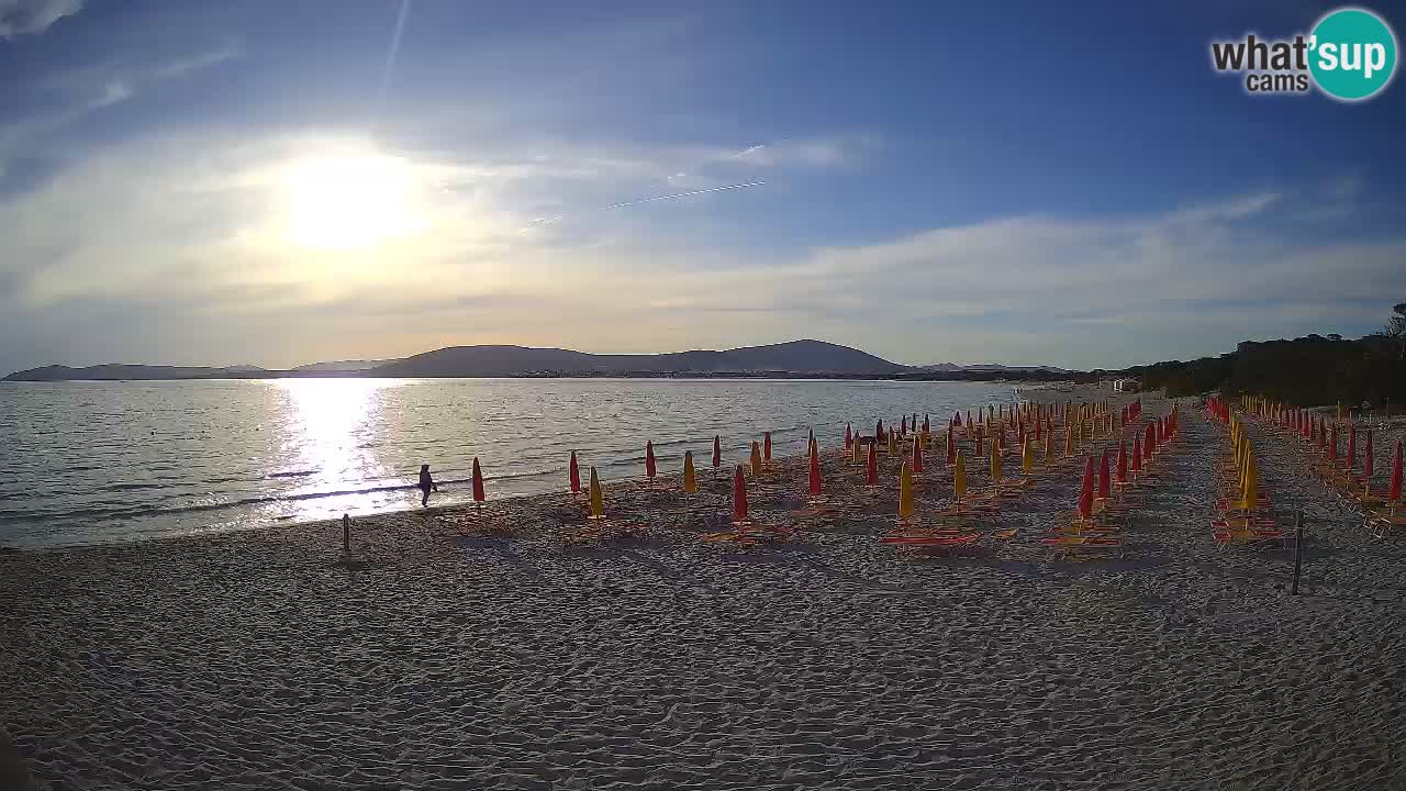 Spletna kamera plaža Maia Pia – Alghero – Sardinija – Italija