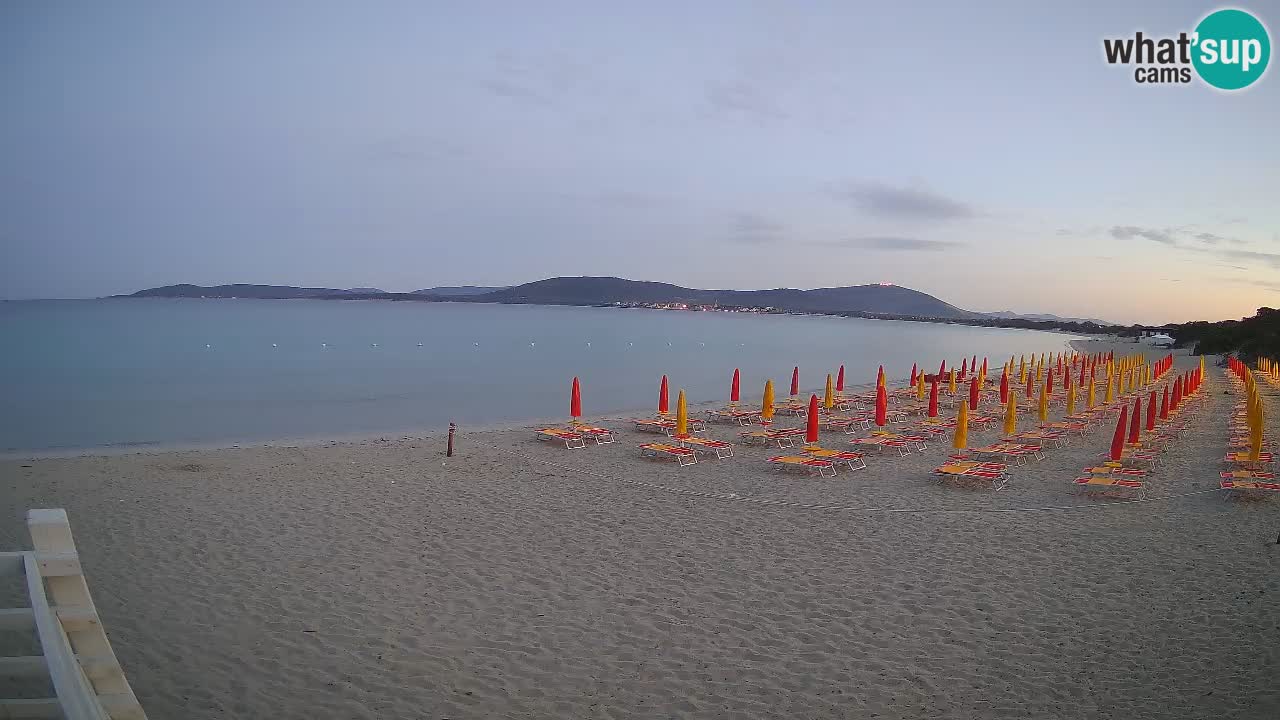 Webcam en direct Plage de Maia Pia – Alghero – Sardaigne – Italie