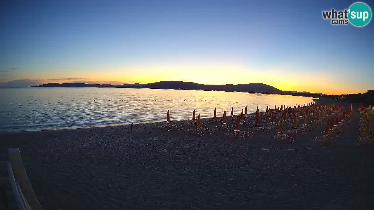 Live webcam Maia Pia beach – Alghero – Sardinia – Italy
