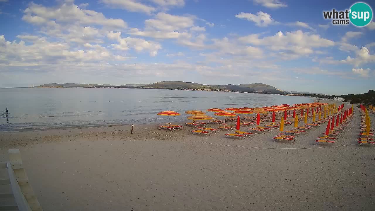 Webcam en direct Plage de Maia Pia – Alghero – Sardaigne – Italie