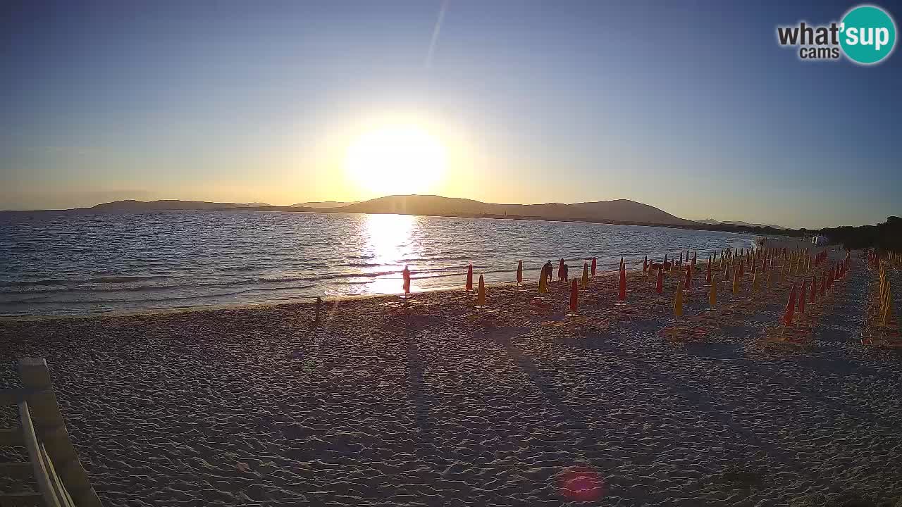 Spletna kamera plaža Maia Pia – Alghero – Sardinija – Italija
