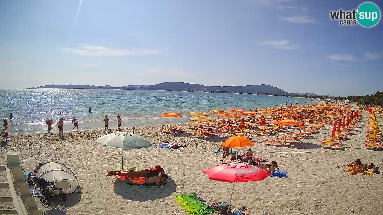 Spletna kamera plaža Maia Pia – Alghero – Sardinija – Italija