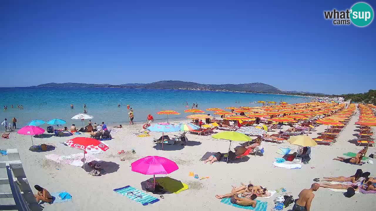 Spletna kamera plaža Maia Pia – Alghero – Sardinija – Italija