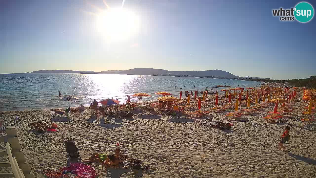 Spletna kamera plaža Maia Pia – Alghero – Sardinija – Italija