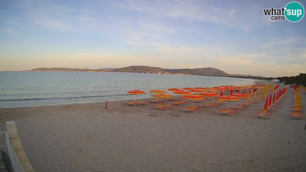 Spletna kamera plaža Maia Pia – Alghero – Sardinija – Italija