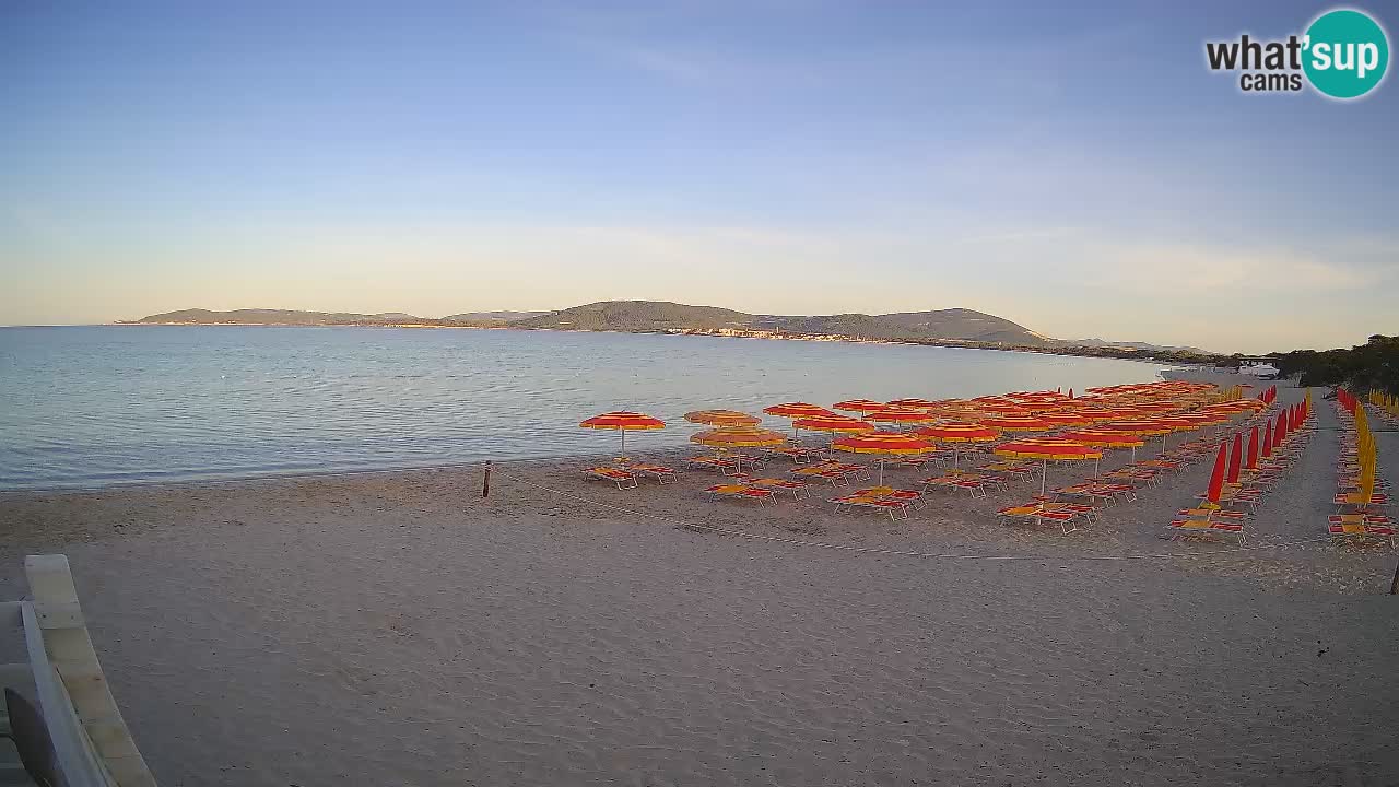 Spletna kamera plaža Maia Pia – Alghero – Sardinija – Italija