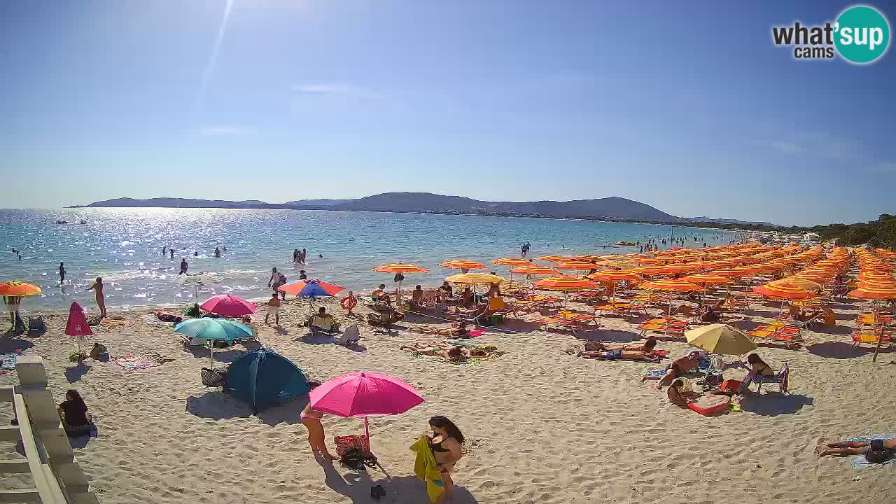 Live webcam Maia Pia beach – Alghero – Sardinia – Italy