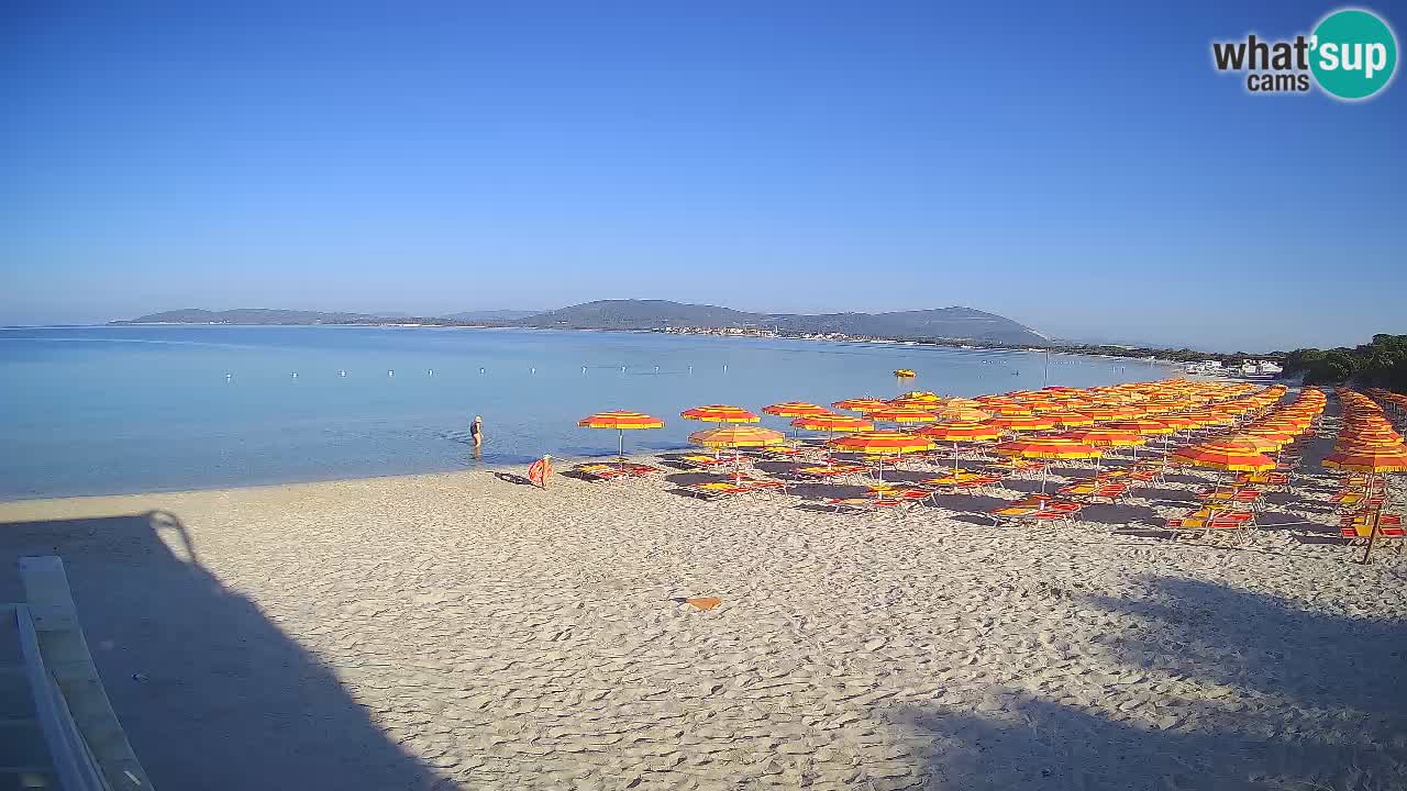 Webcam en direct Plage de Maia Pia – Alghero – Sardaigne – Italie
