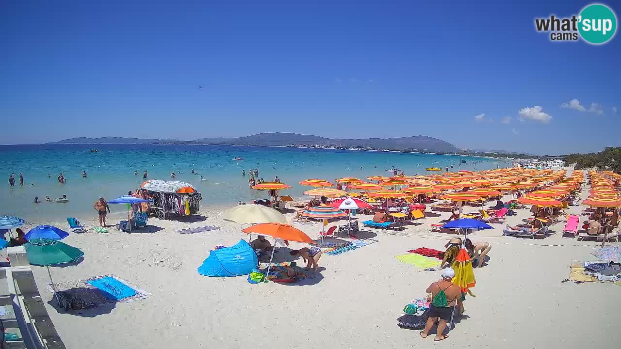 Spletna kamera plaža Maia Pia – Alghero – Sardinija – Italija