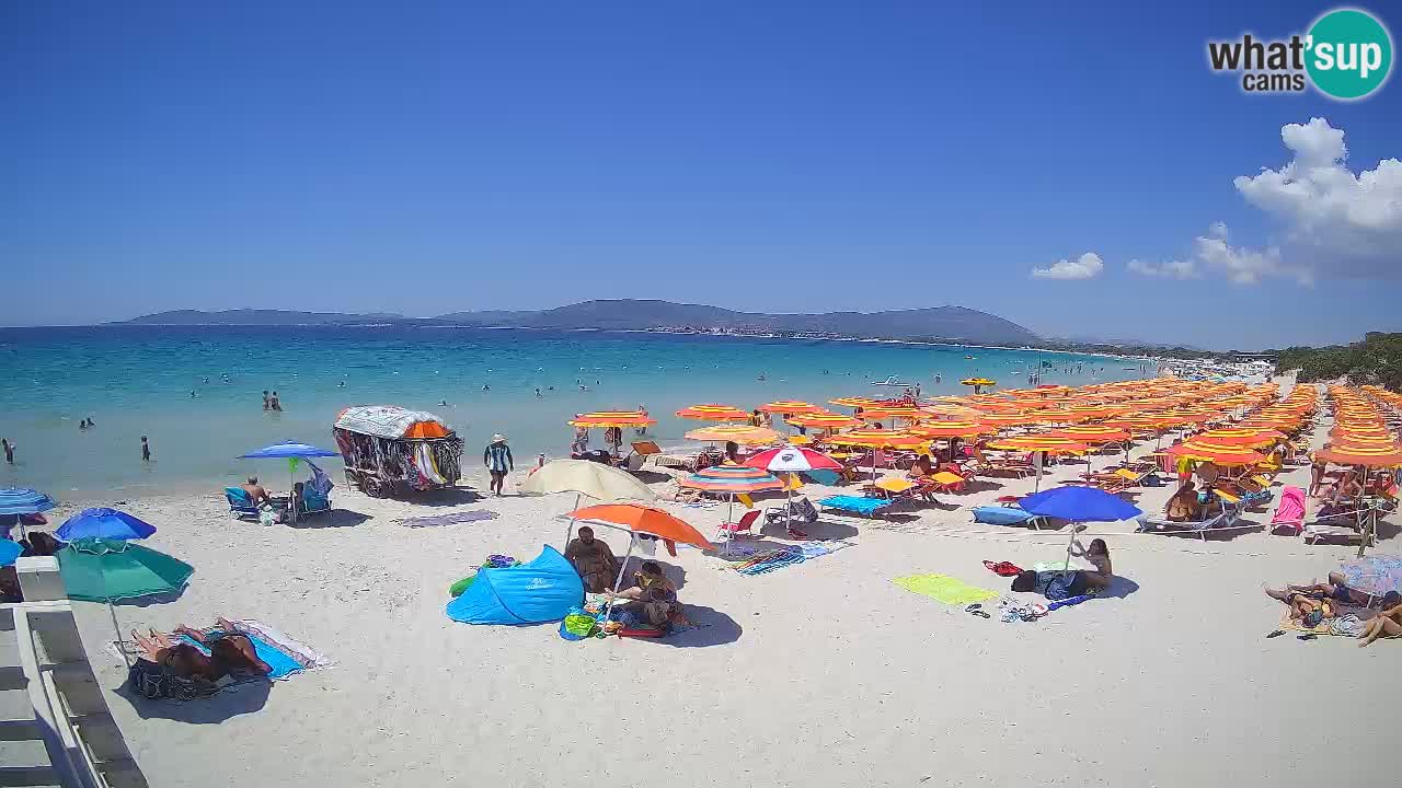 Live Webcam Strand Maia Pia – Alghero – Sardinien – Italien