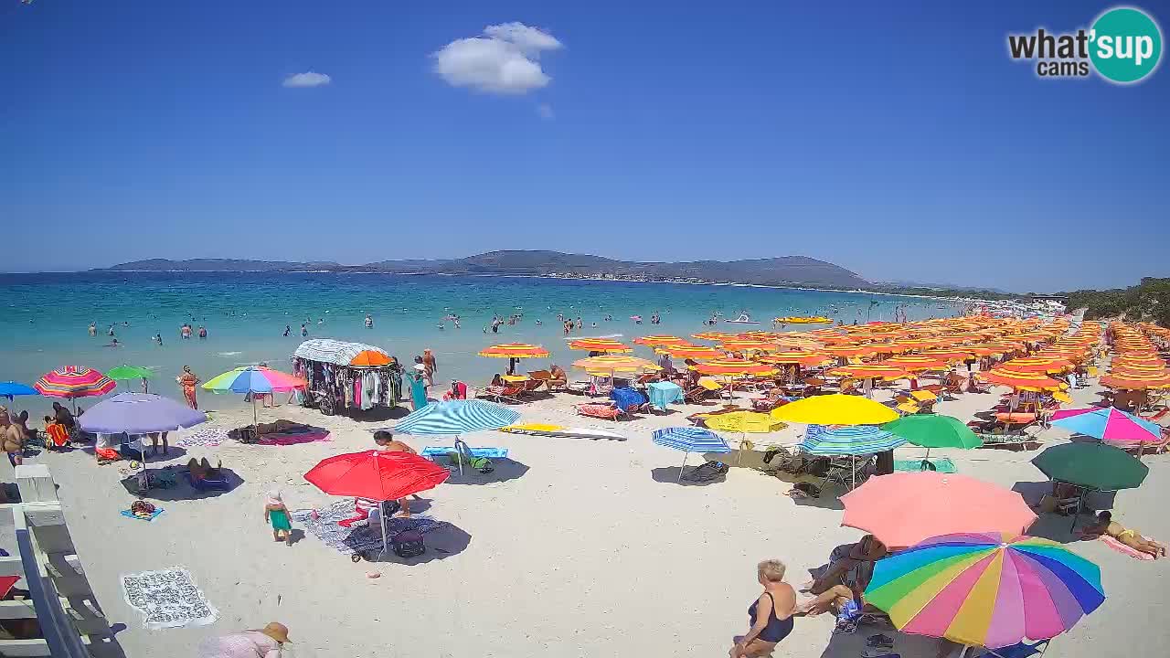 Live webcam Maia Pia beach – Alghero – Sardinia – Italy