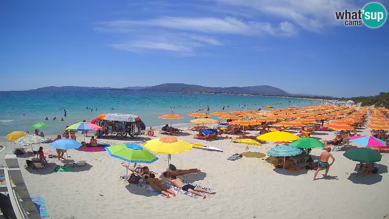 Spletna kamera plaža Maia Pia – Alghero – Sardinija – Italija