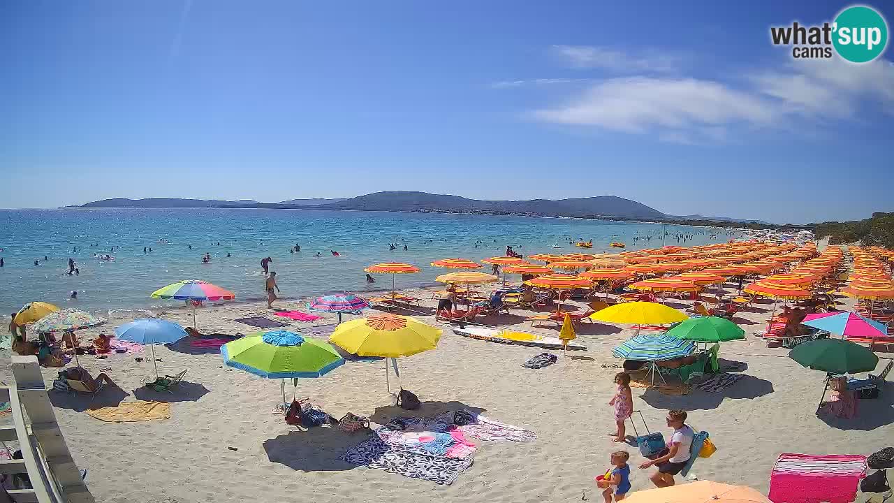 Spletna kamera plaža Maia Pia – Alghero – Sardinija – Italija