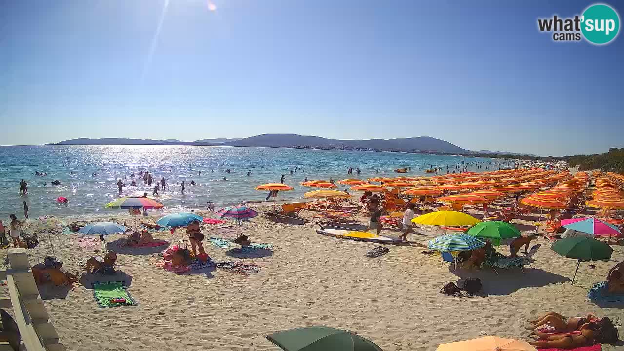 Spletna kamera plaža Maia Pia – Alghero – Sardinija – Italija