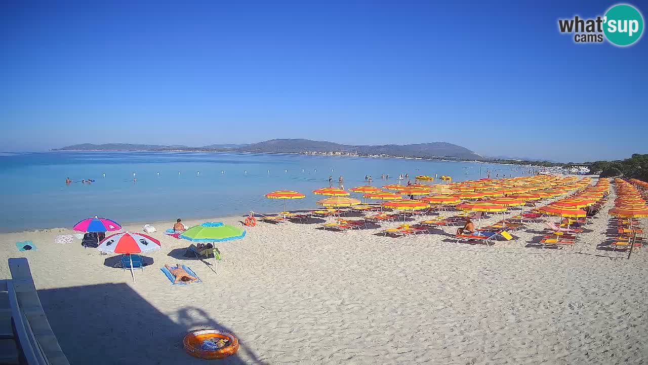 Spletna kamera plaža Maia Pia – Alghero – Sardinija – Italija