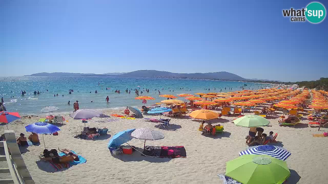 Webcam en direct Plage de Maia Pia – Alghero – Sardaigne – Italie