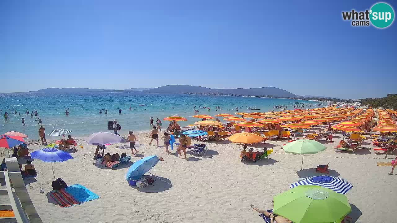 Spletna kamera plaža Maia Pia – Alghero – Sardinija – Italija