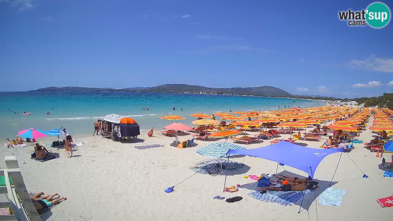 Spletna kamera plaža Maia Pia – Alghero – Sardinija – Italija