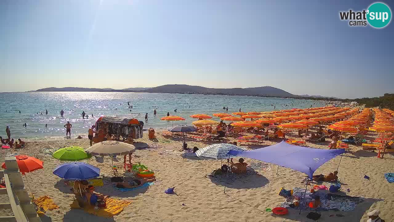Webcam en direct Plage de Maia Pia – Alghero – Sardaigne – Italie