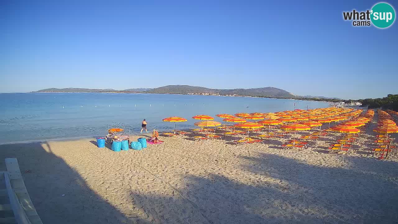 Webcam en direct Plage de Maia Pia – Alghero – Sardaigne – Italie