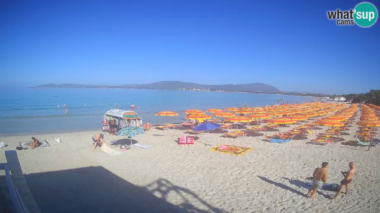 Spletna kamera plaža Maia Pia – Alghero – Sardinija – Italija