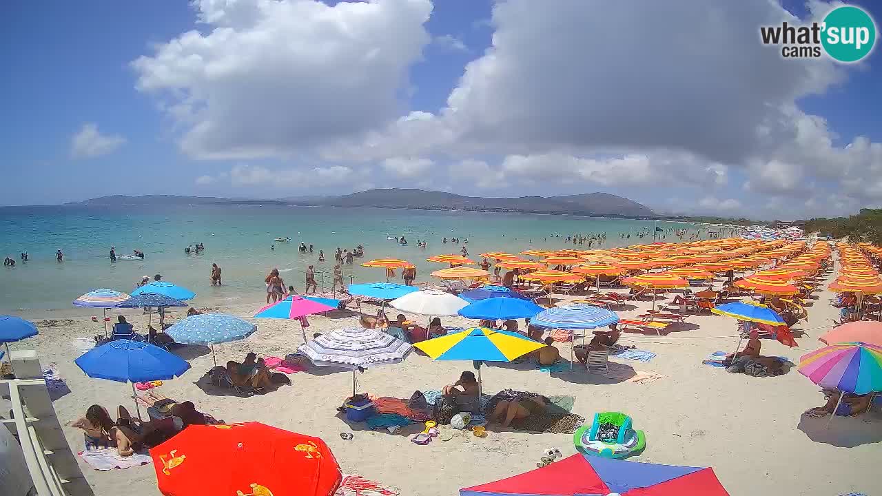 Spletna kamera plaža Maia Pia – Alghero – Sardinija – Italija