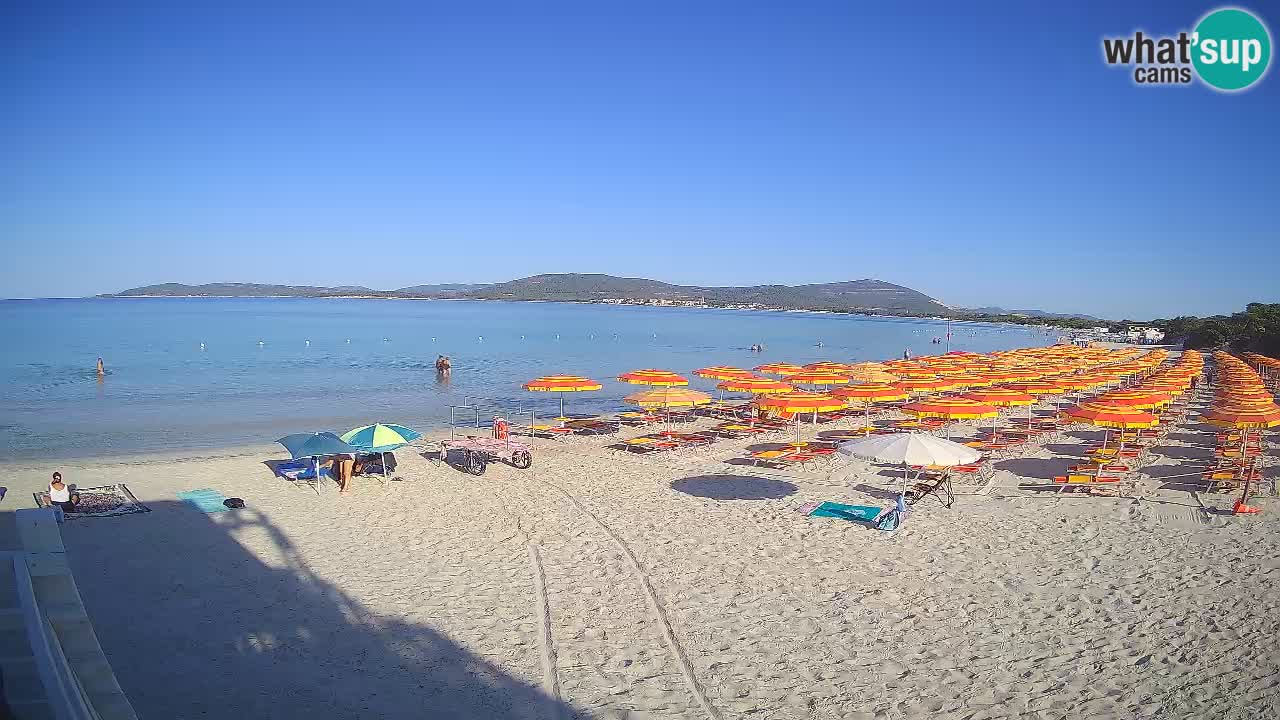 Webcam en direct Plage de Maia Pia – Alghero – Sardaigne – Italie