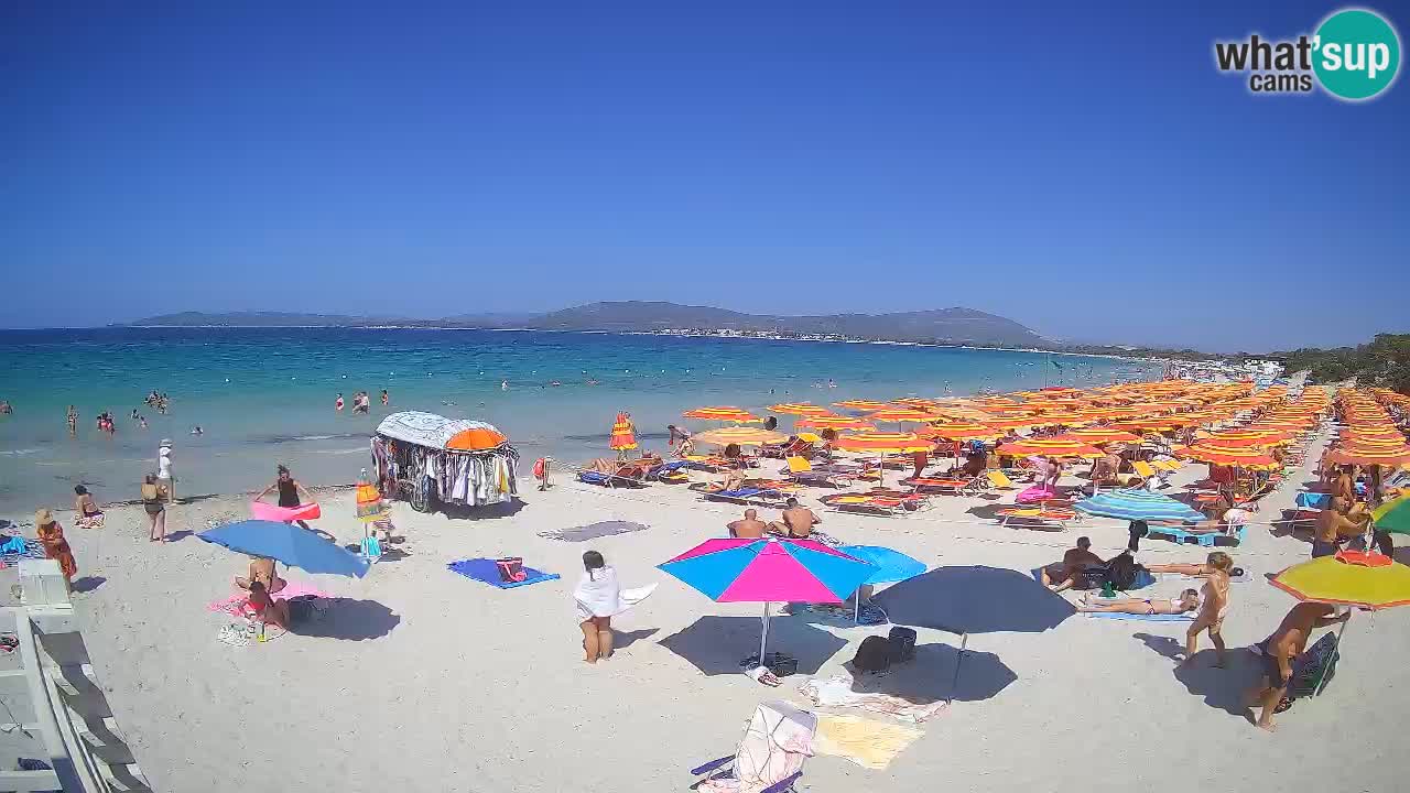 Spletna kamera plaža Maia Pia – Alghero – Sardinija – Italija
