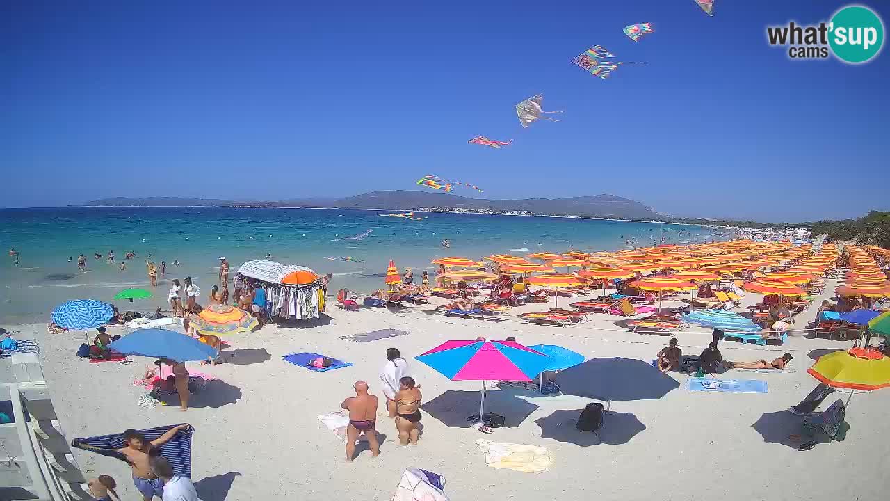 Webcam en direct Plage de Maia Pia – Alghero – Sardaigne – Italie