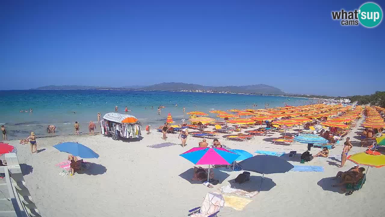 Webcam en direct Plage de Maia Pia – Alghero – Sardaigne – Italie