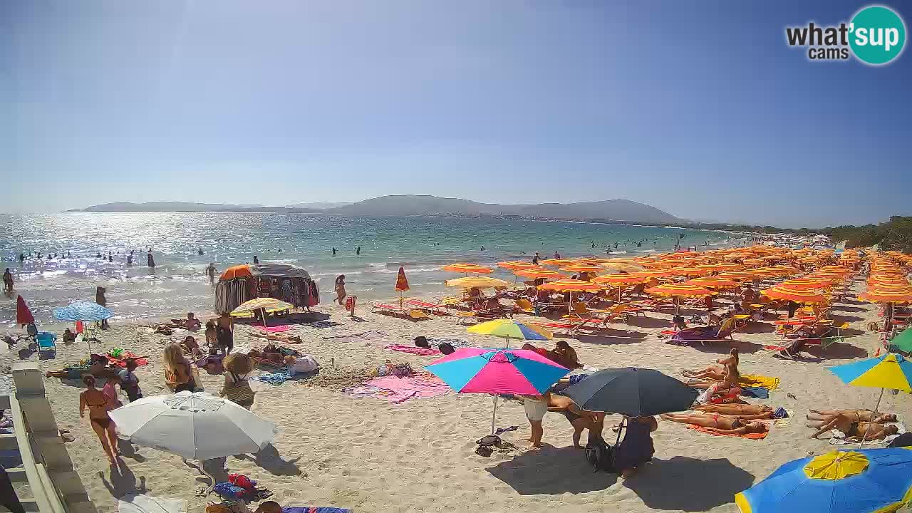 Live webcam Maia Pia beach – Alghero – Sardinia – Italy