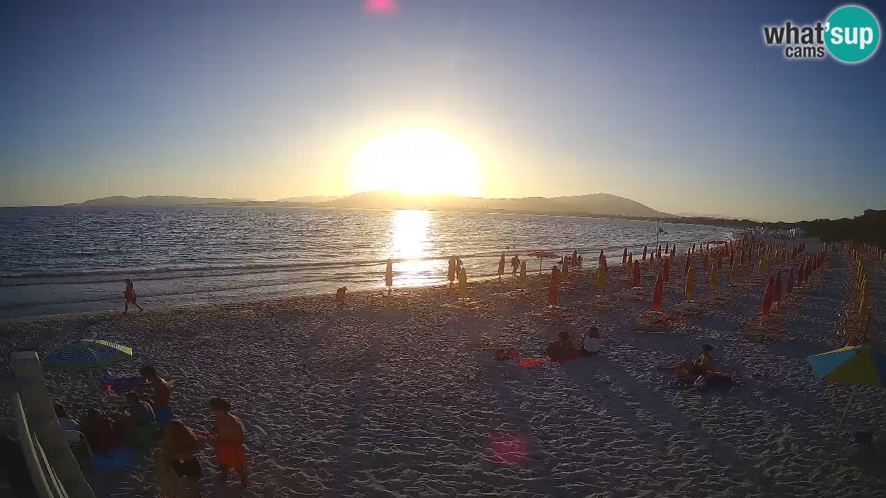 Webcam en direct Plage de Maia Pia – Alghero – Sardaigne – Italie