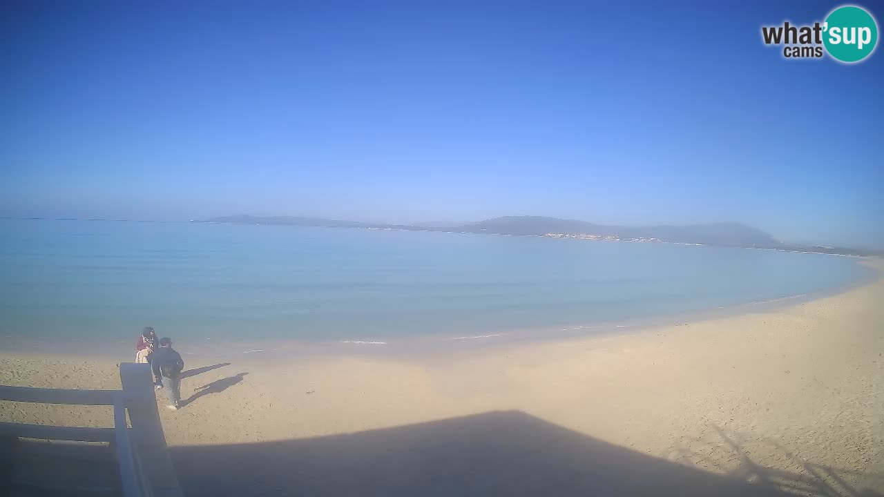 Live webcam Maia Pia beach – Alghero – Sardinia – Italy