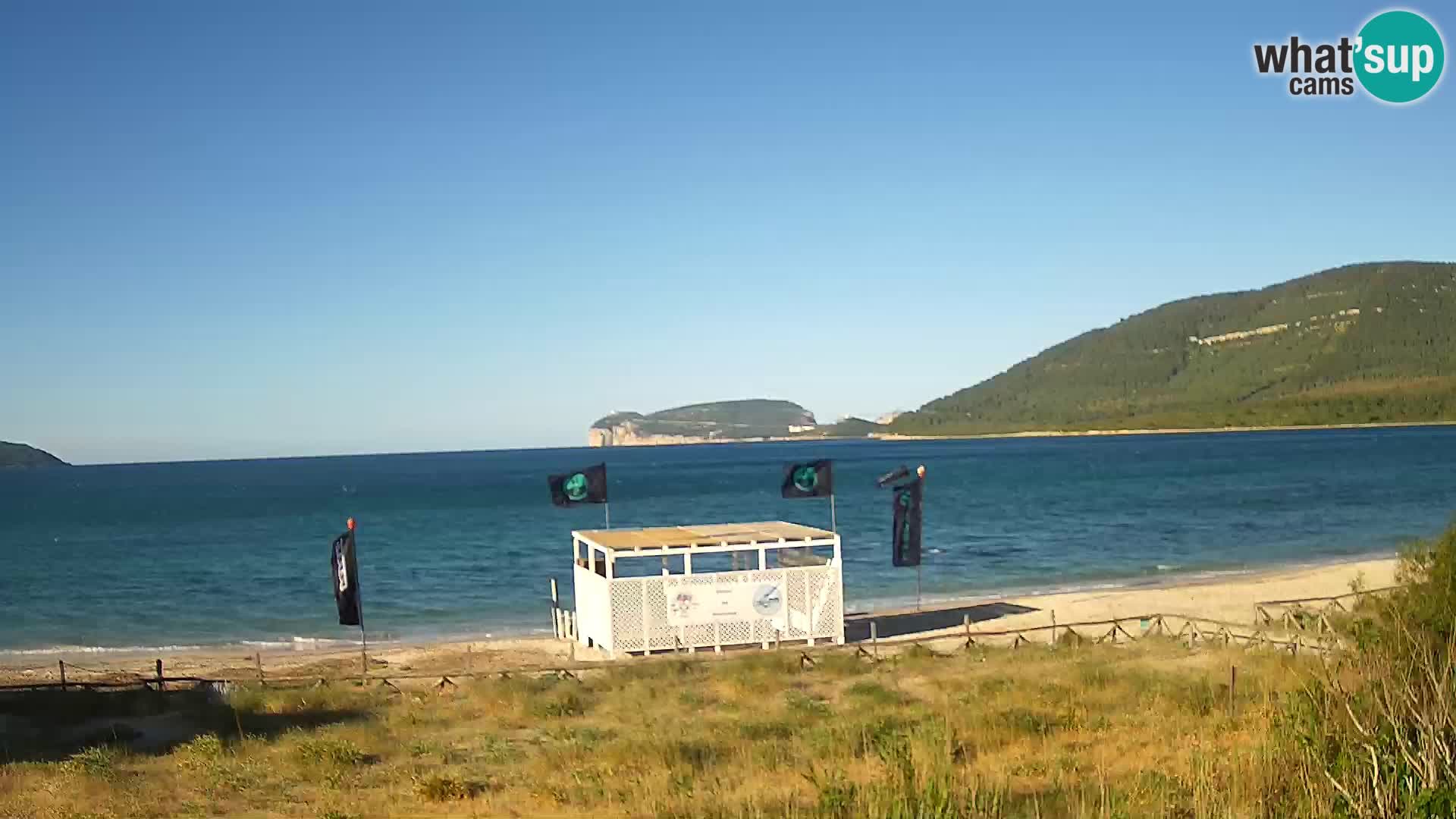 Webcam spiaggia La Stalla Riviera del Corallo – Alghero – Sardegna