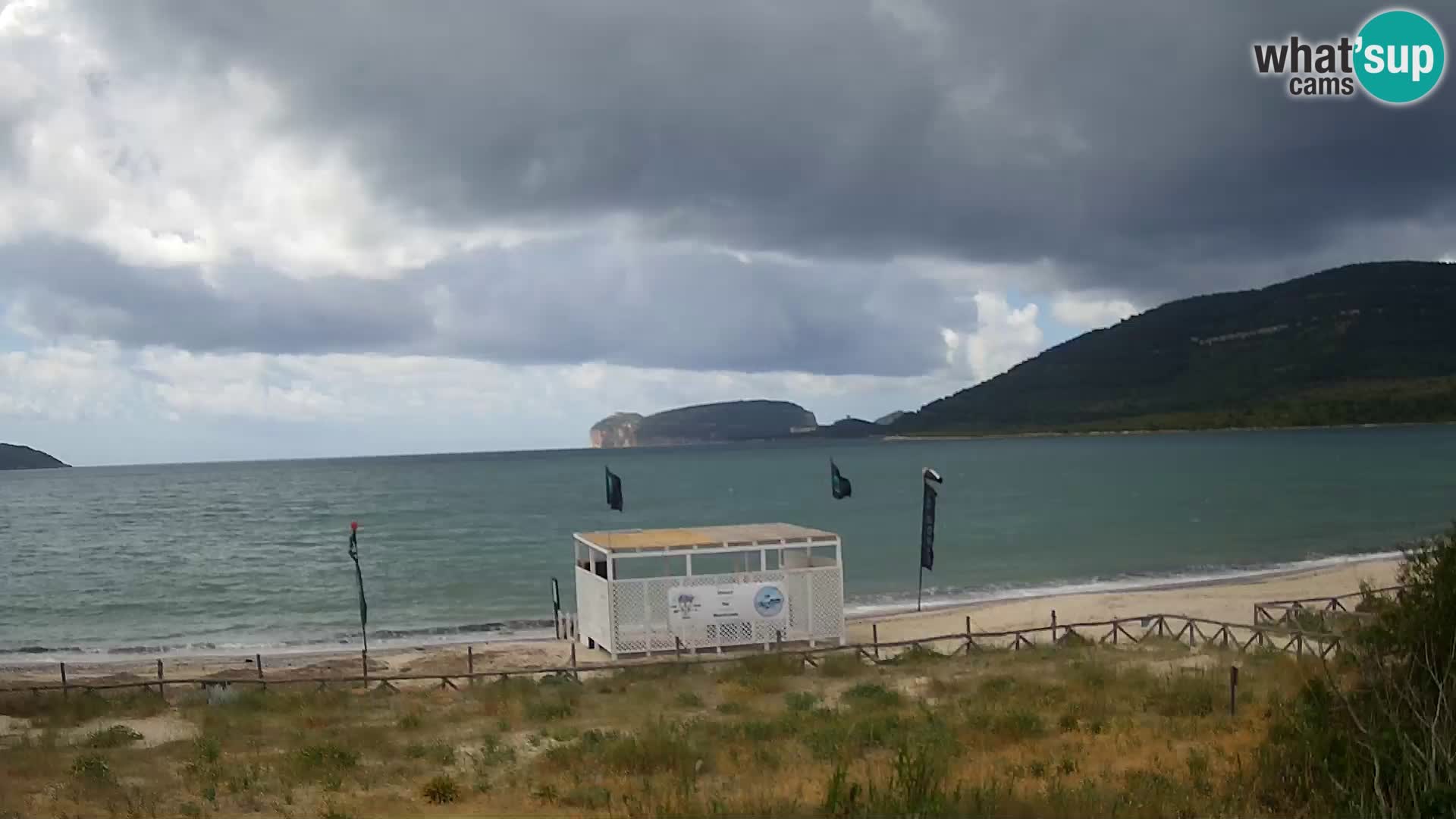 Spletna kamera plaža La Stalla Riviera del Corallo – Alghero – Sardinija – Italija