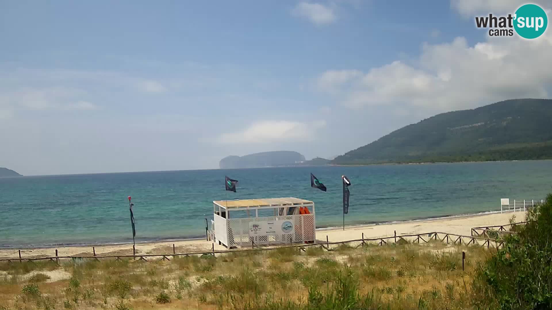 Live webcam La Stalla beach Riviera del Corallo – Alghero – Sardinia – Italy