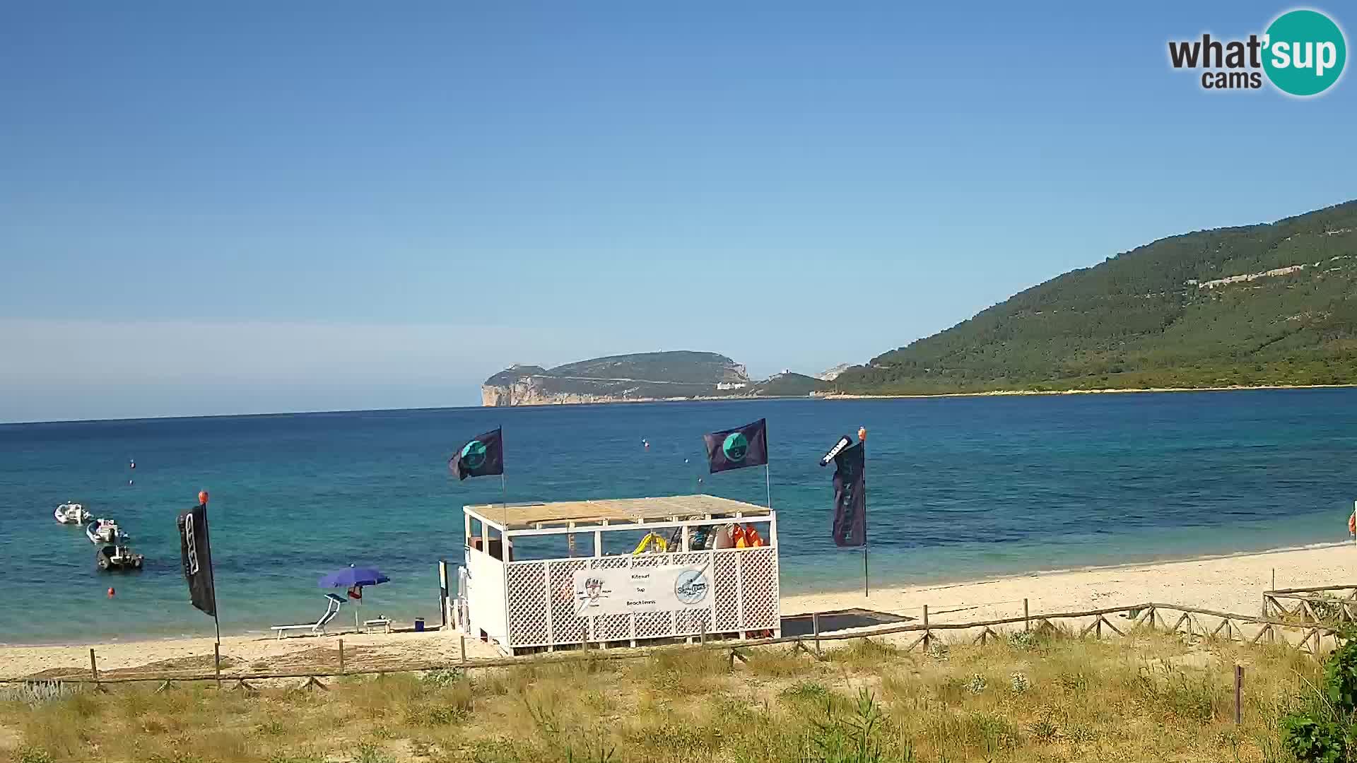 Webcam en direct Plage de La Stalla Riviera del Corallo – Alghero – Sardaigne – Italie