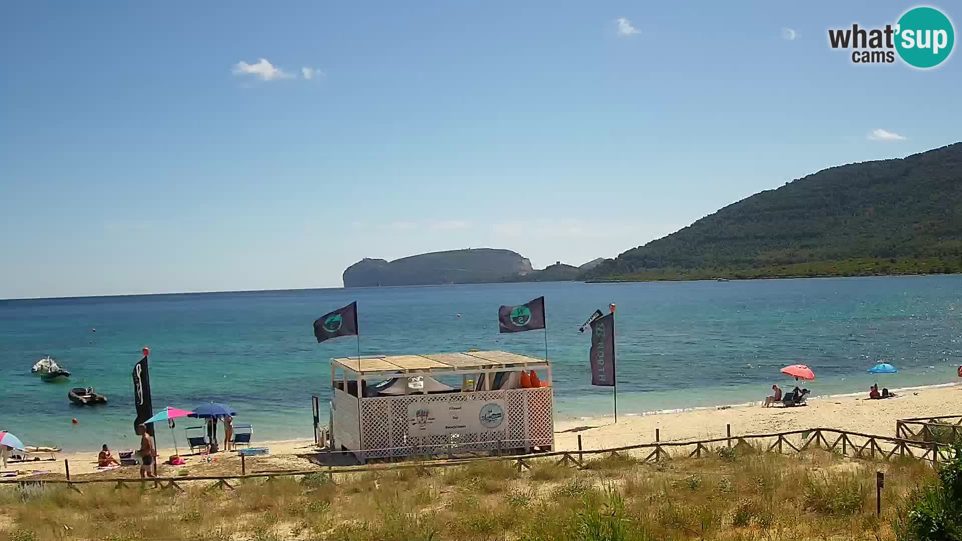 Live webcam La Stalla beach Riviera del Corallo – Alghero – Sardinia – Italy