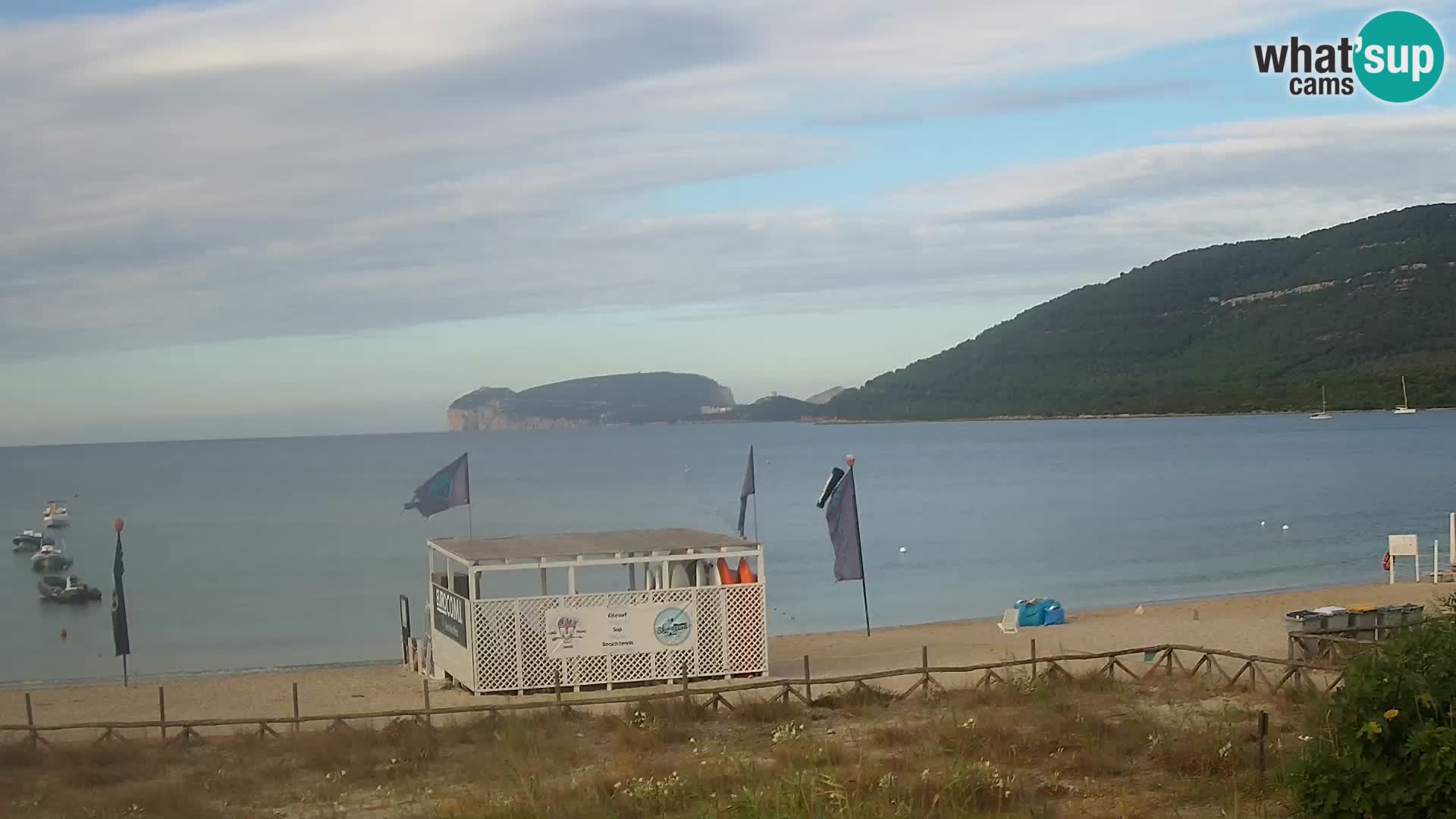 Webcam en direct Plage de La Stalla Riviera del Corallo – Alghero – Sardaigne – Italie