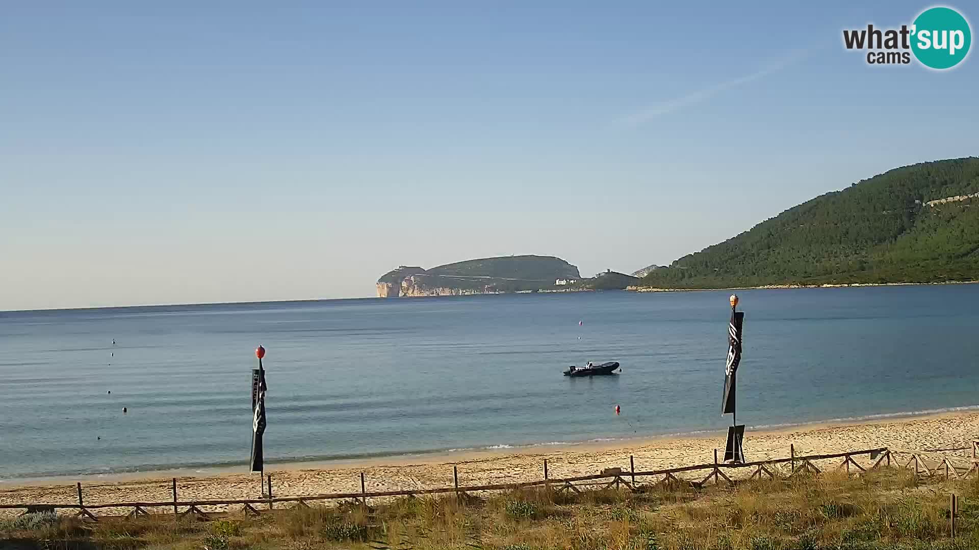 Webcam spiaggia La Stalla Riviera del Corallo – Alghero – Sardegna