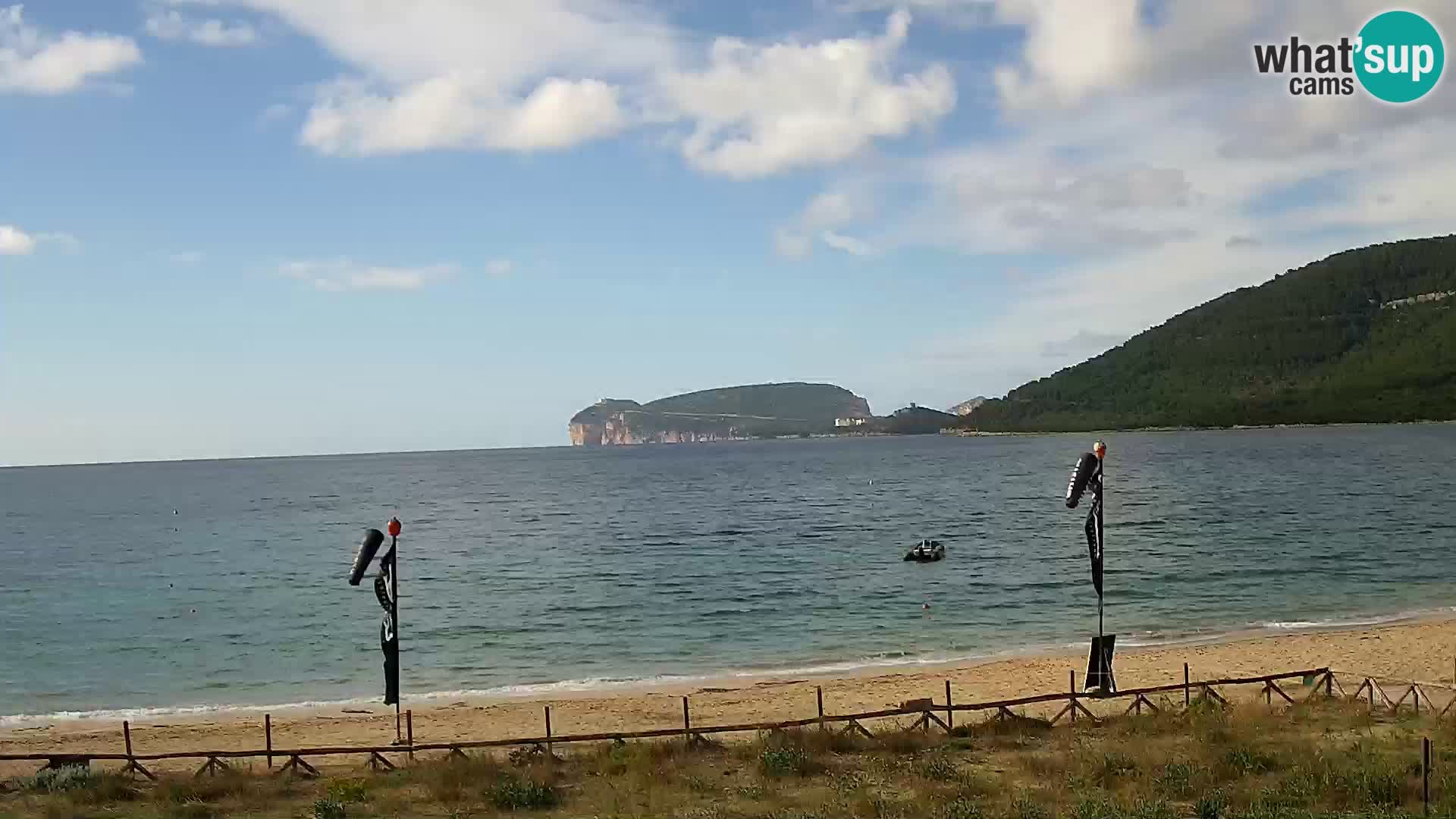 Webcam spiaggia La Stalla Riviera del Corallo – Alghero – Sardegna