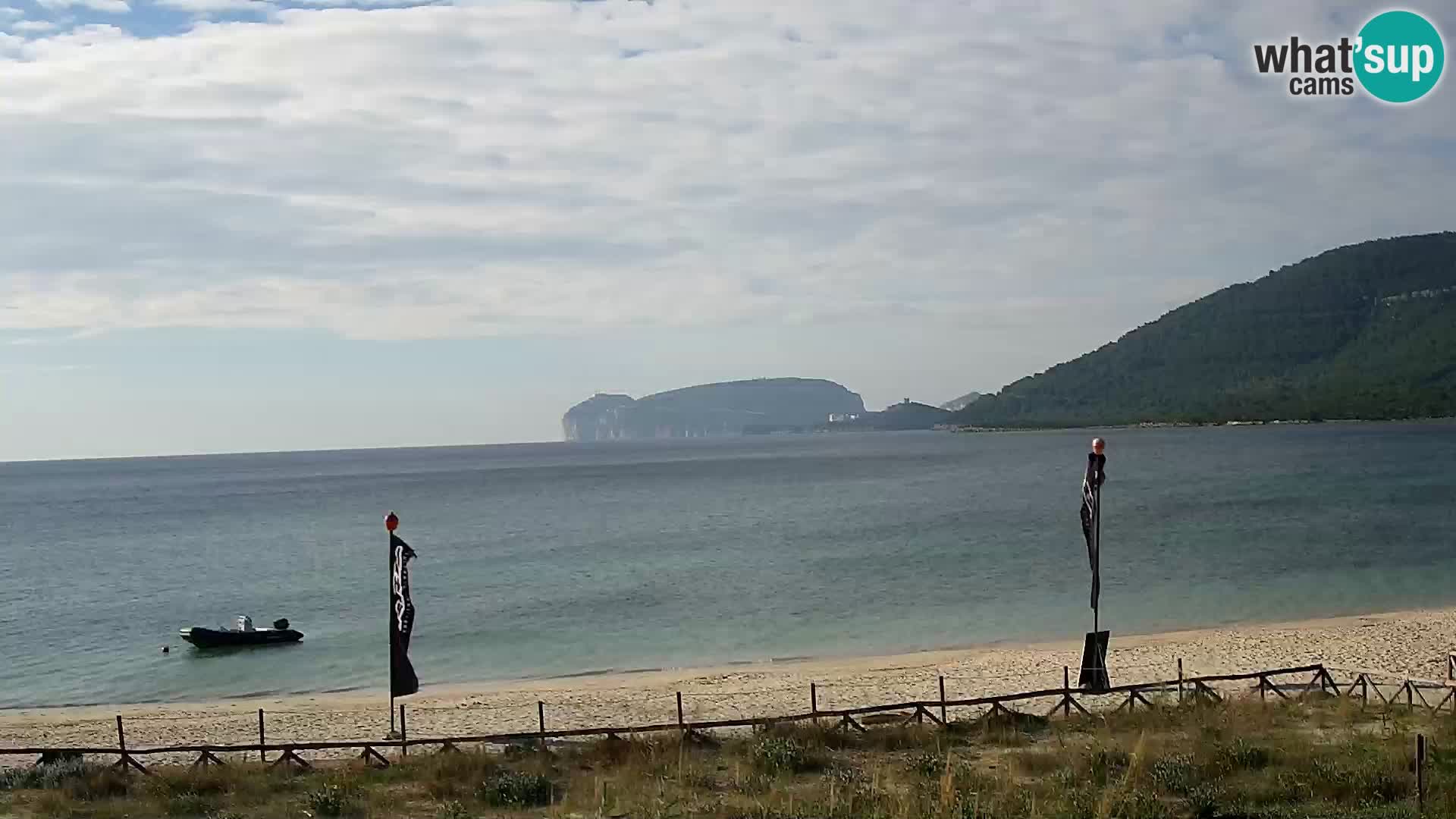 Webcam spiaggia La Stalla Riviera del Corallo – Alghero – Sardegna