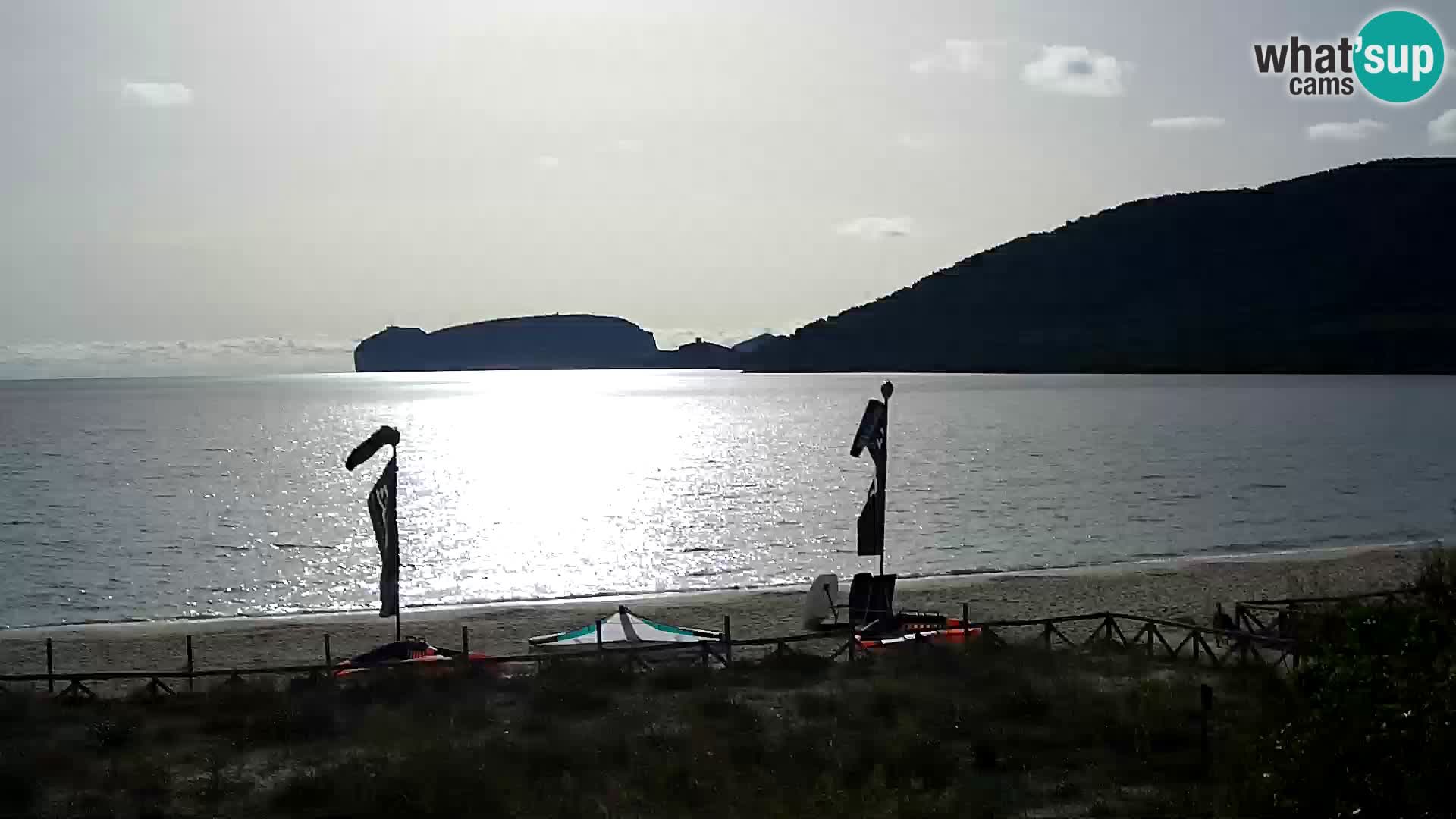 Live webcam La Stalla beach Riviera del Corallo – Alghero – Sardinia – Italy