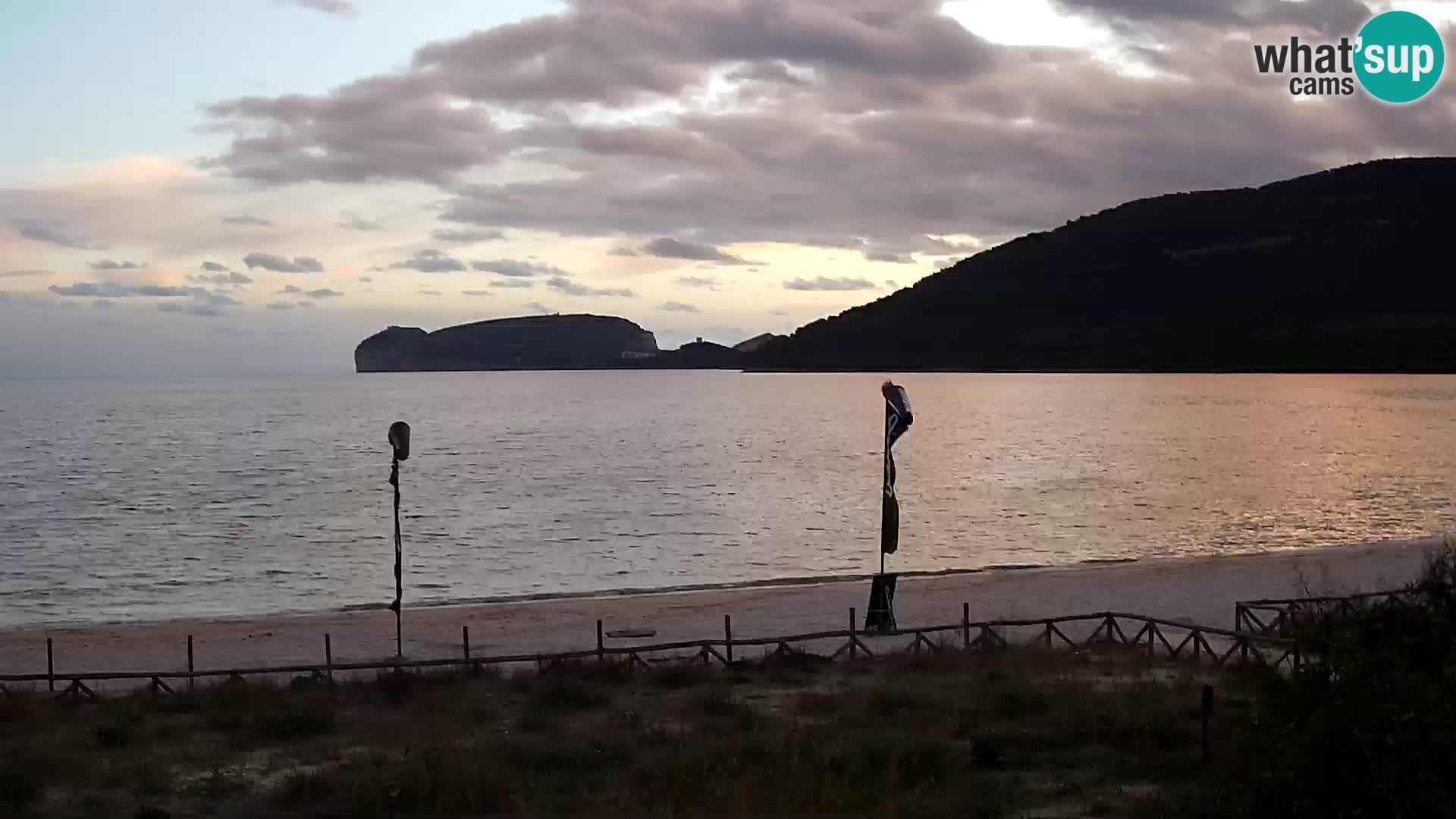 Spletna kamera plaža La Stalla Riviera del Corallo – Alghero – Sardinija – Italija