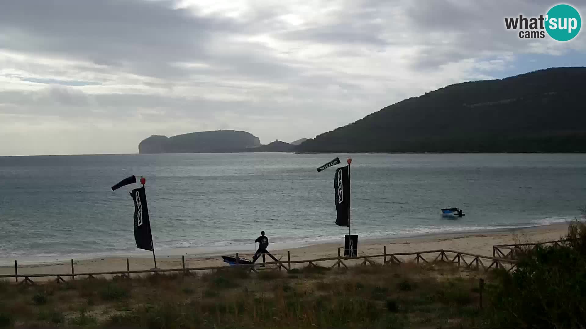 Spletna kamera plaža La Stalla Riviera del Corallo – Alghero – Sardinija – Italija