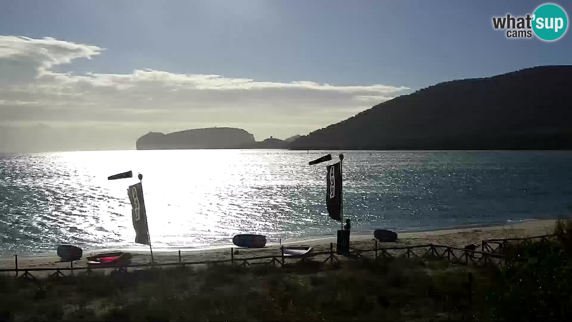 Spletna kamera plaža La Stalla Riviera del Corallo – Alghero – Sardinija – Italija