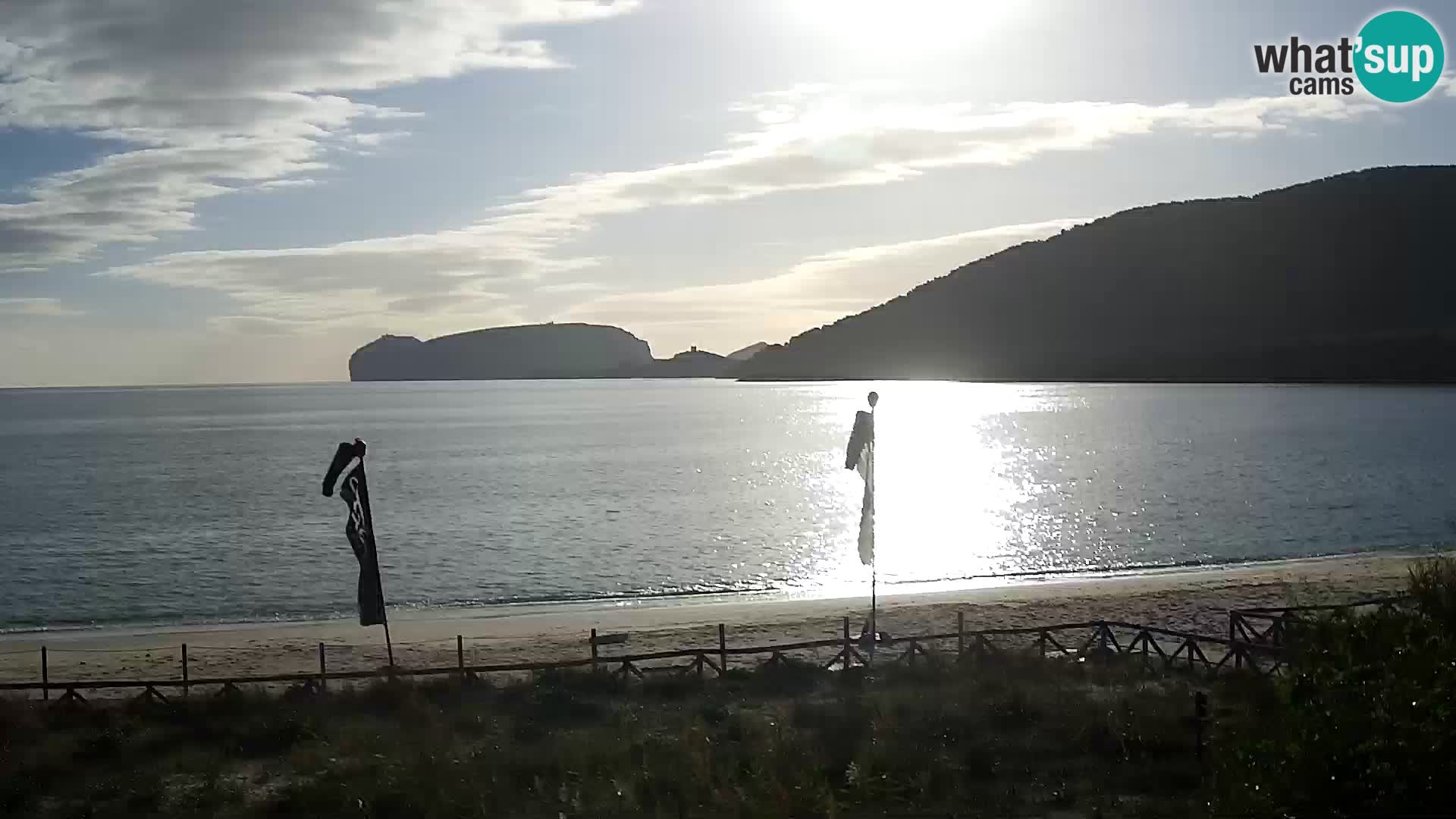 Spletna kamera plaža La Stalla Riviera del Corallo – Alghero – Sardinija – Italija