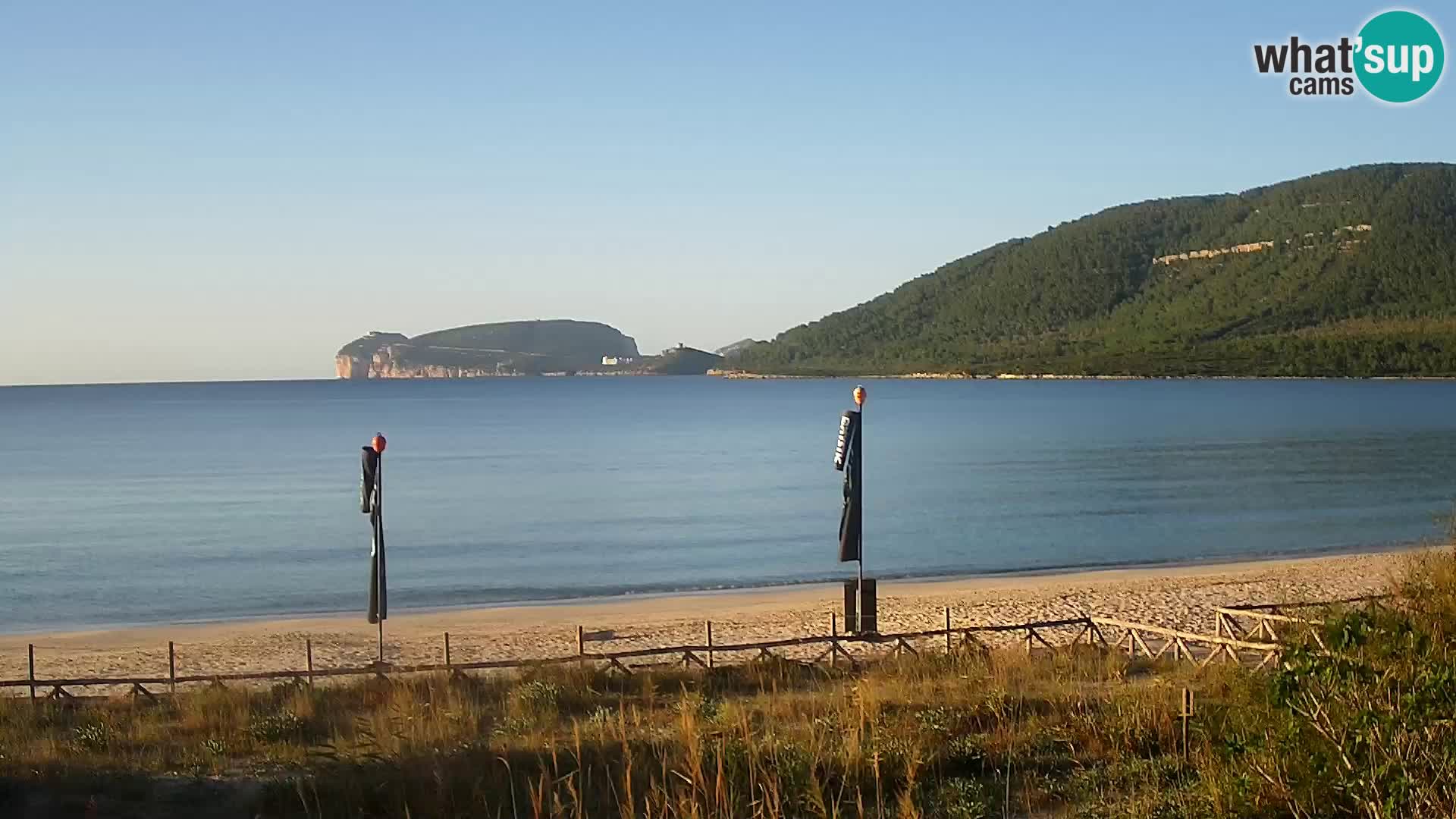 Spletna kamera plaža La Stalla Riviera del Corallo – Alghero – Sardinija – Italija